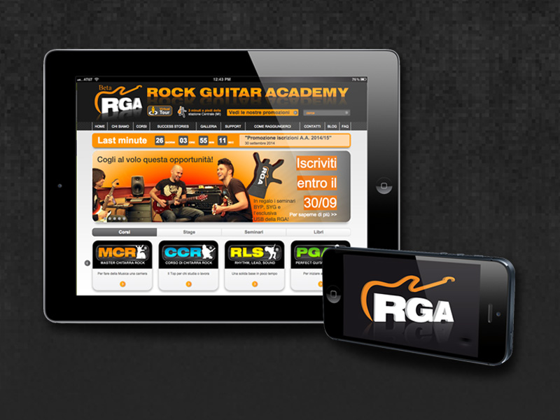 Rock Guitar Accademy Project Cover